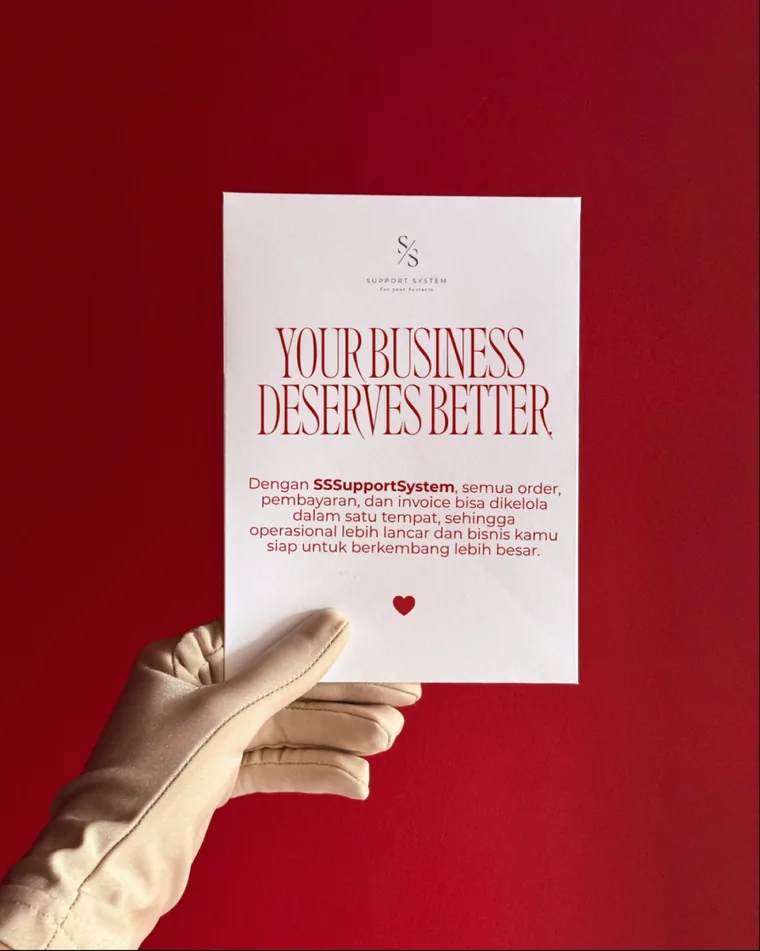 Editorial poster: your business deserves better